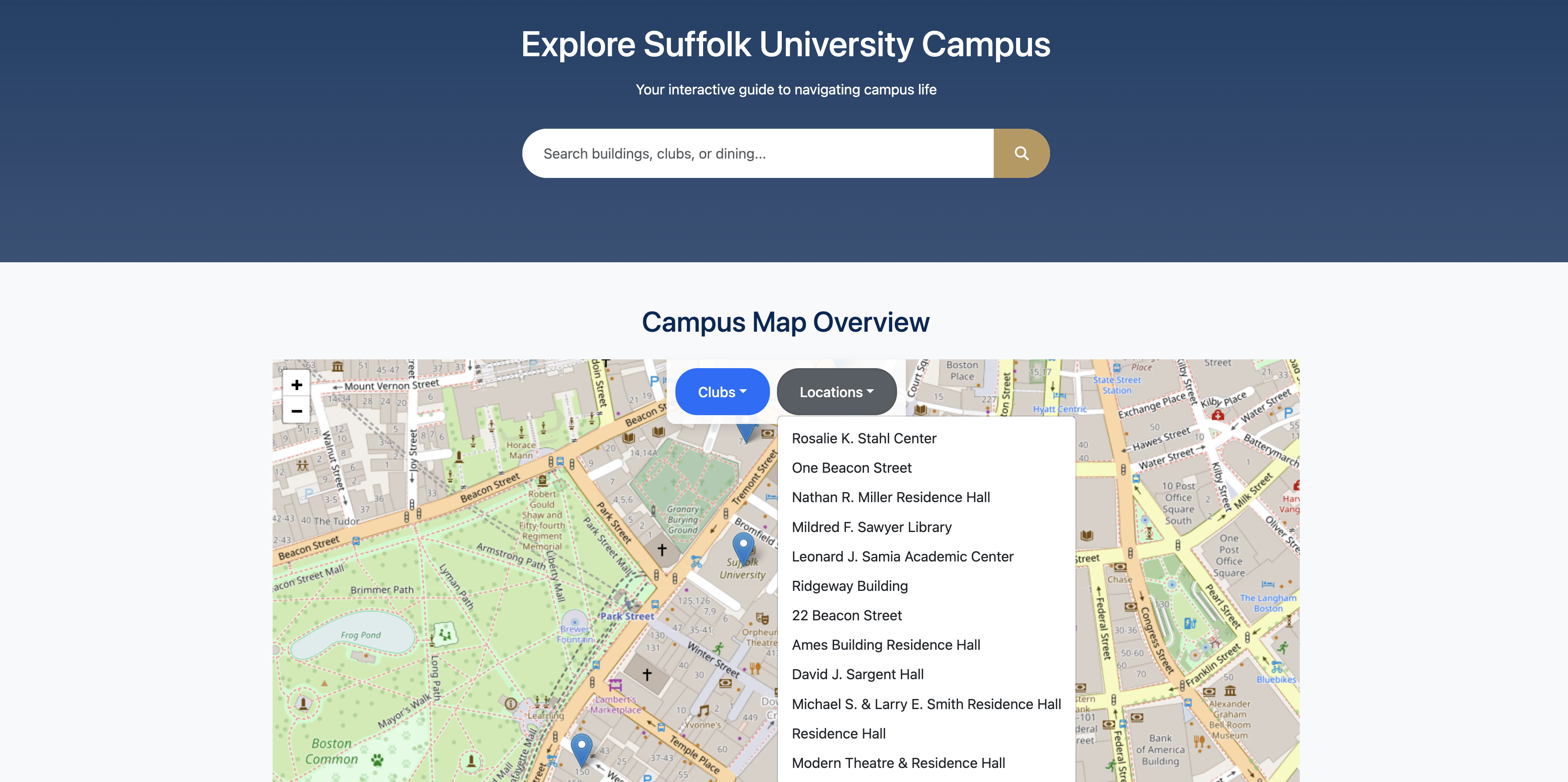 Smart Campus Navigator & Club Finder preview